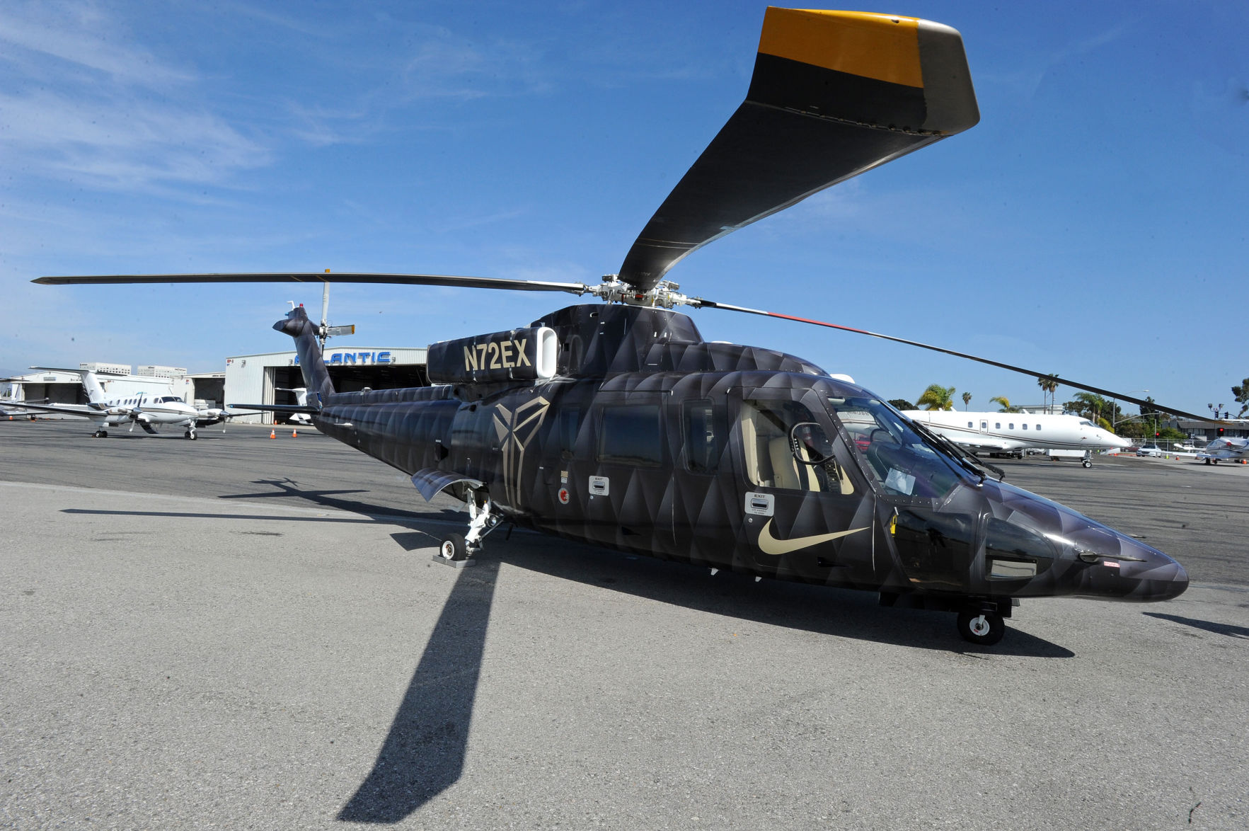 **This image is for use with this specific article only**Kobe Bryant Helicopter